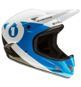 661 Rage Full Face Helmet - Black-Cyan