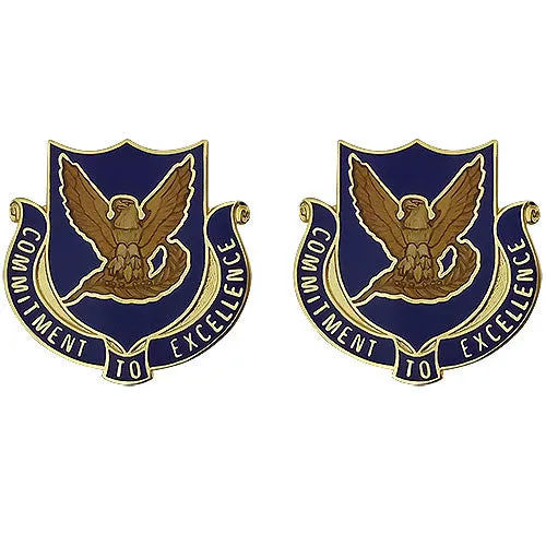 106th Aviation Regiment Unit Crest (Commitment to Excellence) - Sold in Pairs