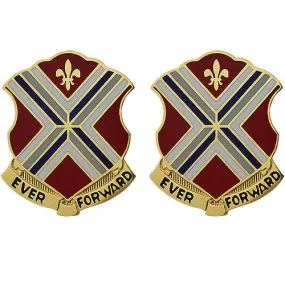 116th Infantry Regiment Unit Crest (Ever Forward) - Sold in Pairs