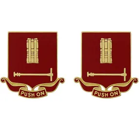 136th Field Artillery Regiment Unit Crest (Push On) - Sold in Pairs