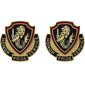 138th Personnel Services Battalion Unit Crest (Honor Pride Service) - Sold in Pairs