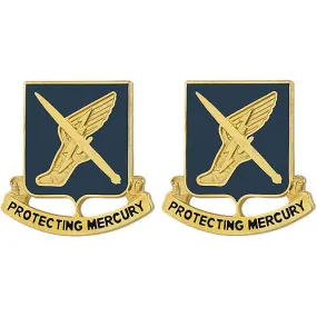 156th Information Operations Battalion Unit Crest (Protecting Mercury) - Sold in Pairs