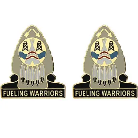 164th Quartermaster Group Unit Crest (Fueling Warriors) - Sold in Pairs