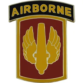 18th Fires Brigade With Airborne Tab Combat Service Identification Badge