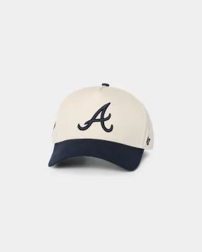 47 Brand Atlanta Braves Sure Shot MVP DT Snapback Natural/Navy