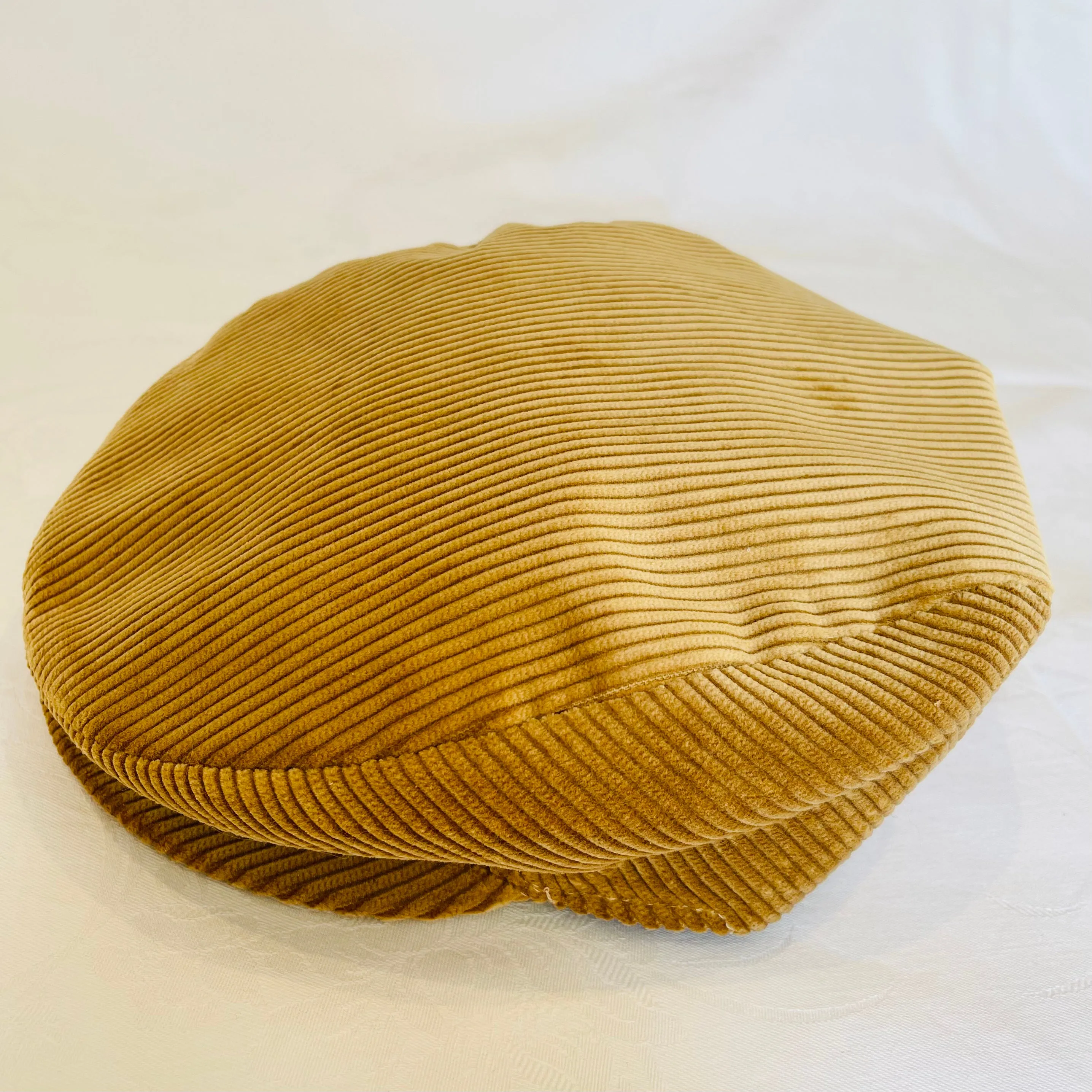 A Bedda Coppola - Piatto Flat Cap - Cotton Corduroy - Golden