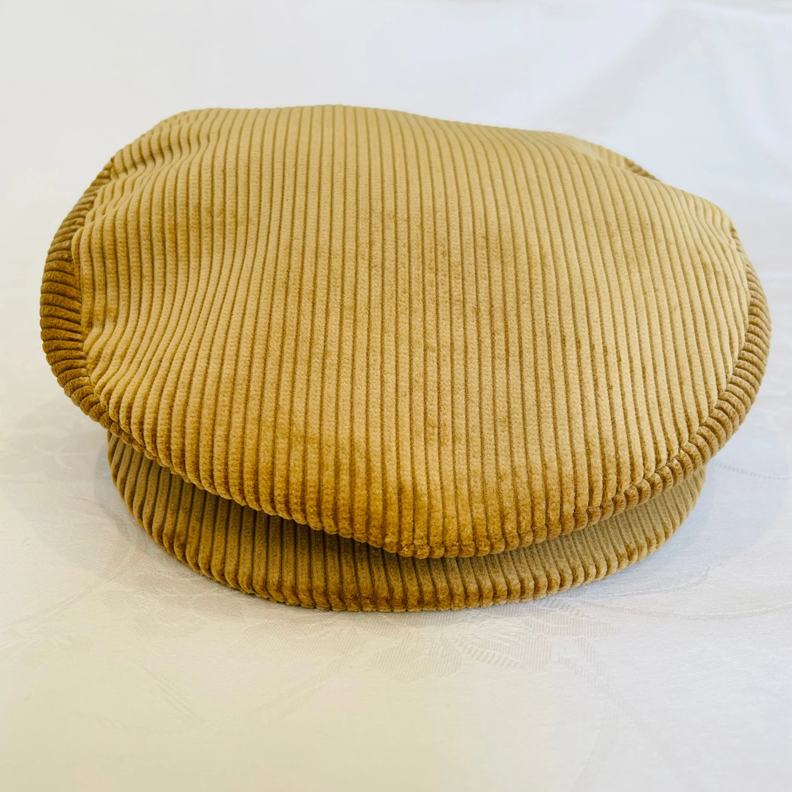 A Bedda Coppola - Piatto Flat Cap - Cotton Corduroy - Golden