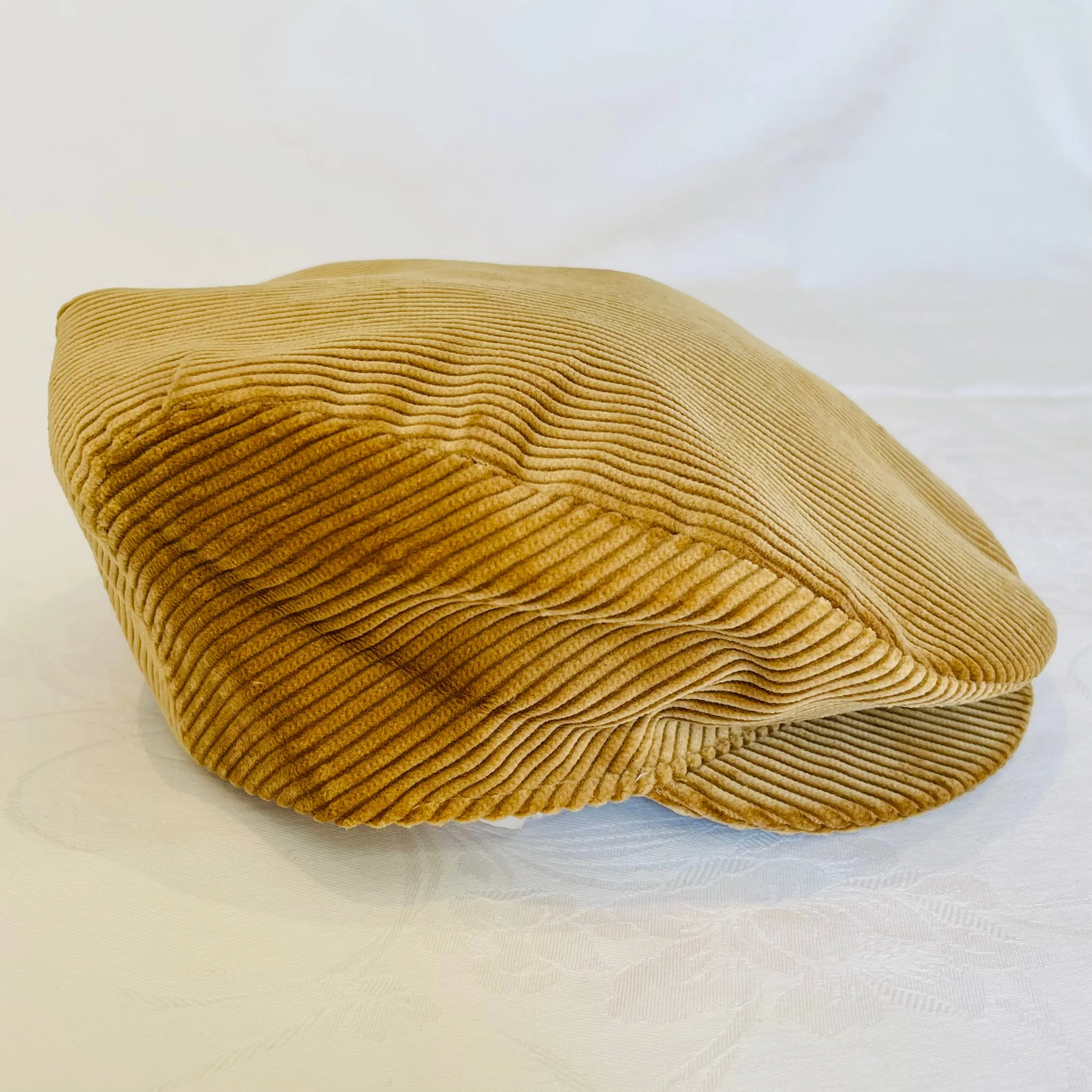 A Bedda Coppola - Piatto Flat Cap - Cotton Corduroy - Golden