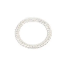 Alana Maria Men's Thick Curb Bracelet, Silver