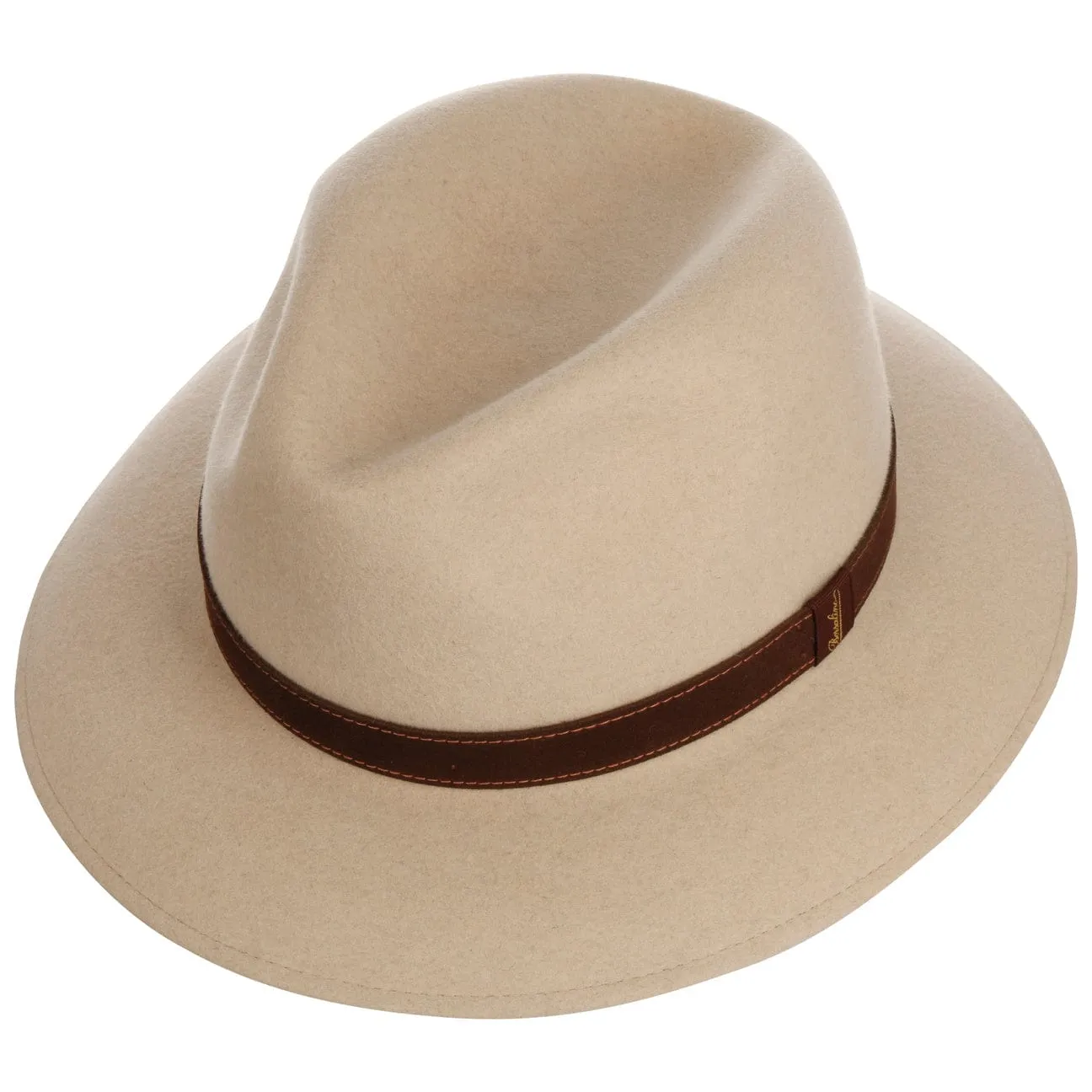 Alessandria Creme Fur Felt Hat by Borsalino