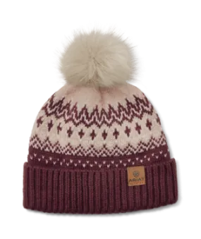 Ariat Burgundy Hansford Beanie-10053855