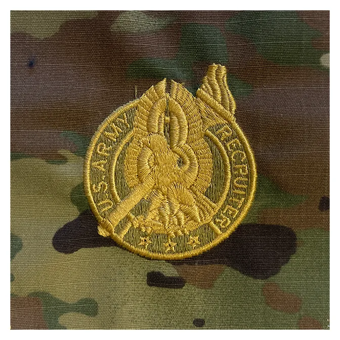 Army Qualification Badge on OCP - Sew-On