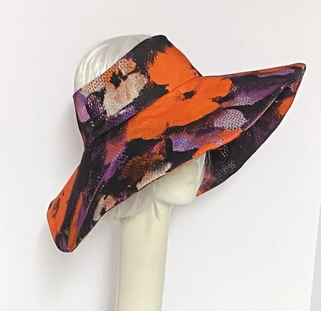 Artistic floral Sun Visor