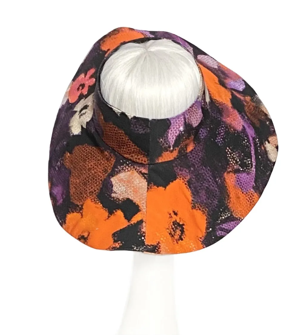 Artistic floral Sun Visor