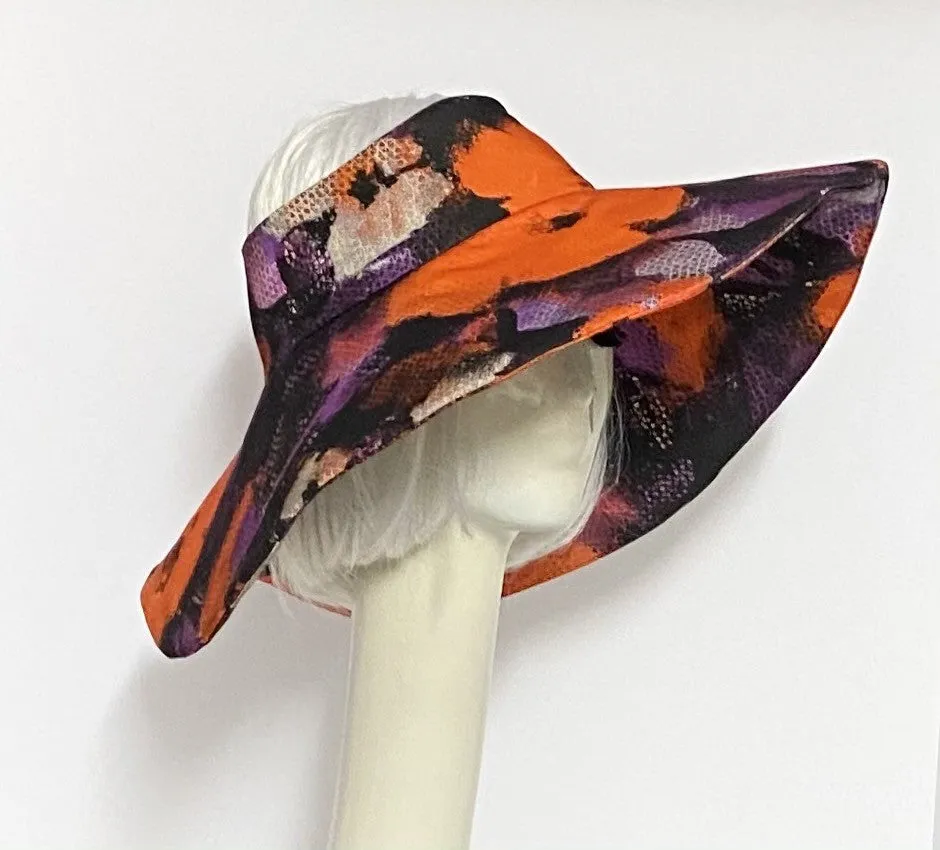 Artistic floral Sun Visor