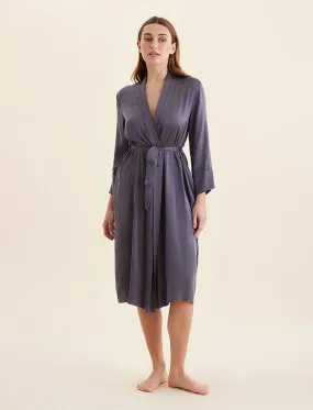 Audrey Washable Silk Long Robe