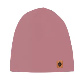 Bamboo Jersey Beanie in Dusty Rose