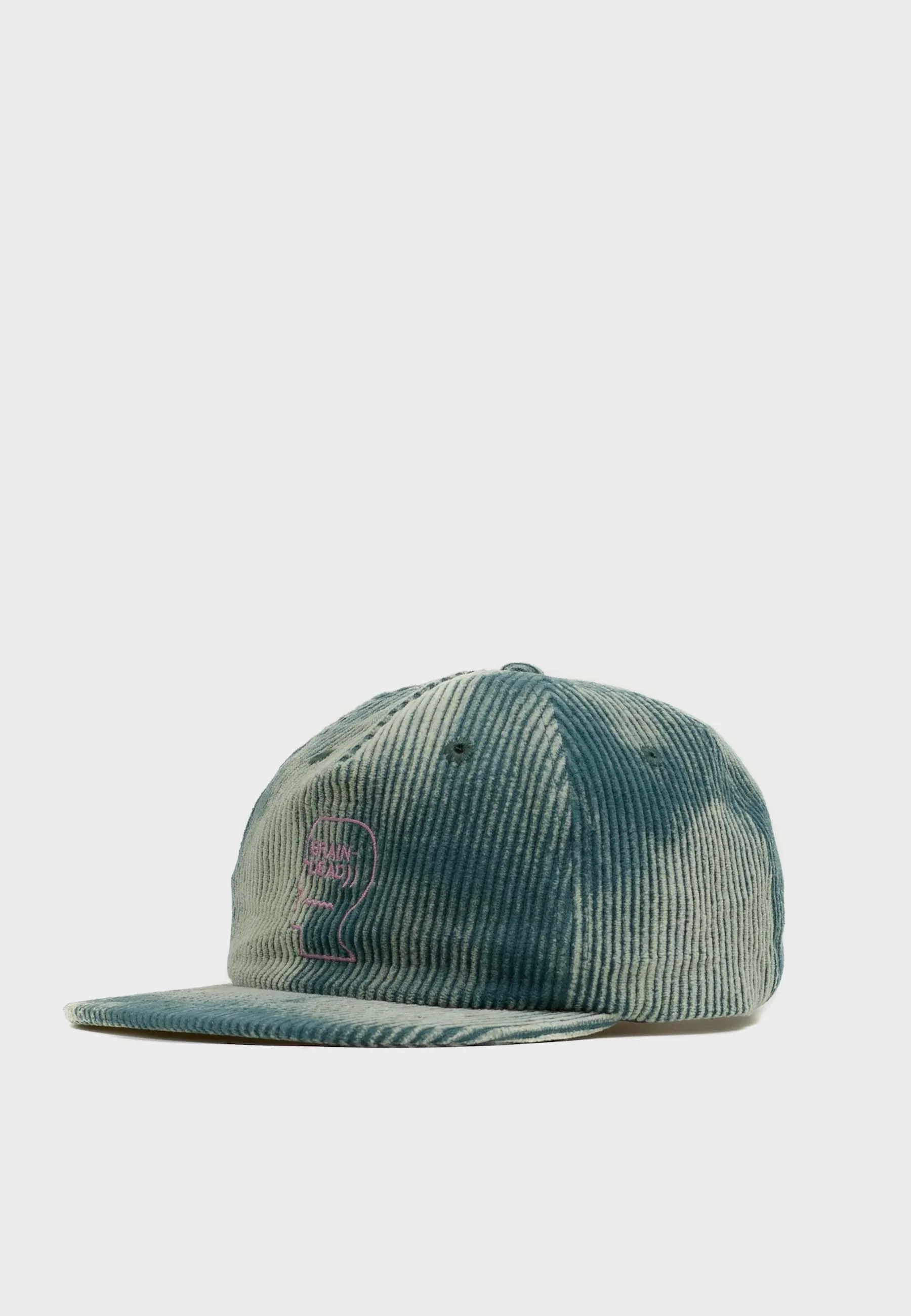 Bleach Cord Logo Head 5 Panel Cap - mallard green