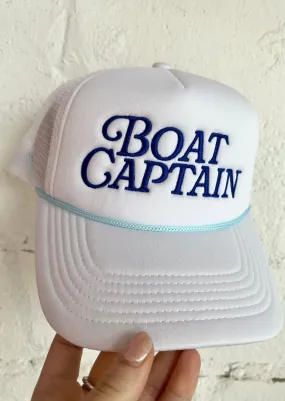 Boat Captain Trucker Hat