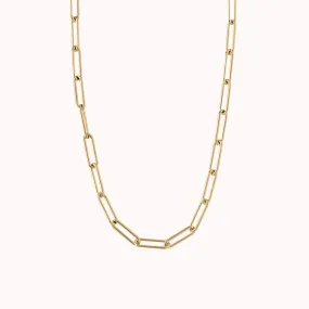 Bold Paperclip Chain Necklace