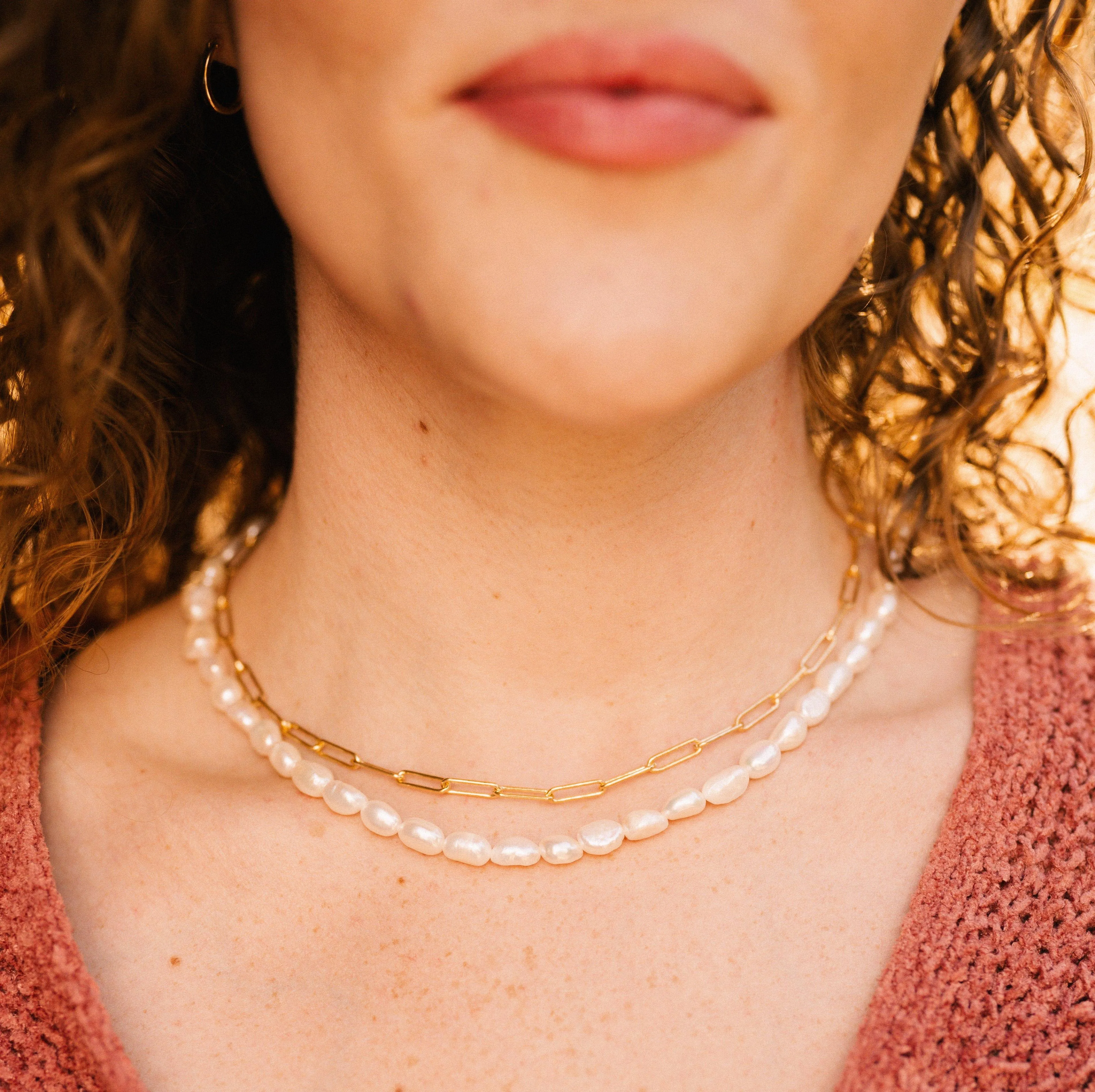 Bold Paperclip Chain Necklace