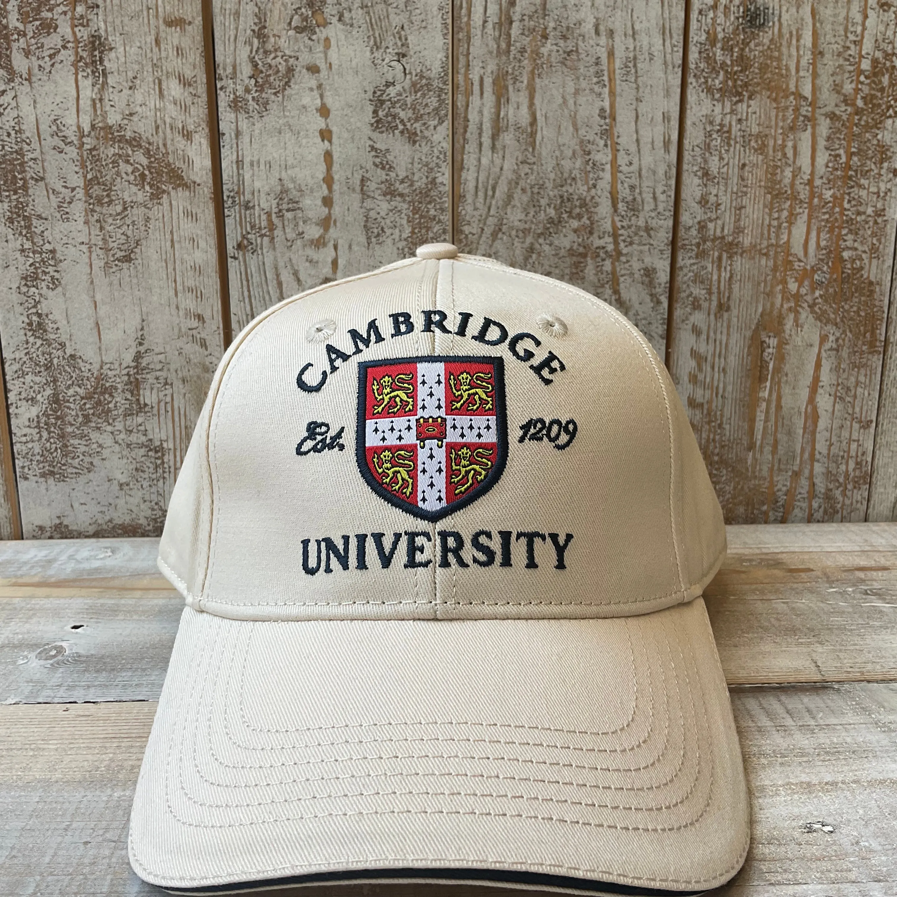 Cambridge University Baseball Cap- Cream