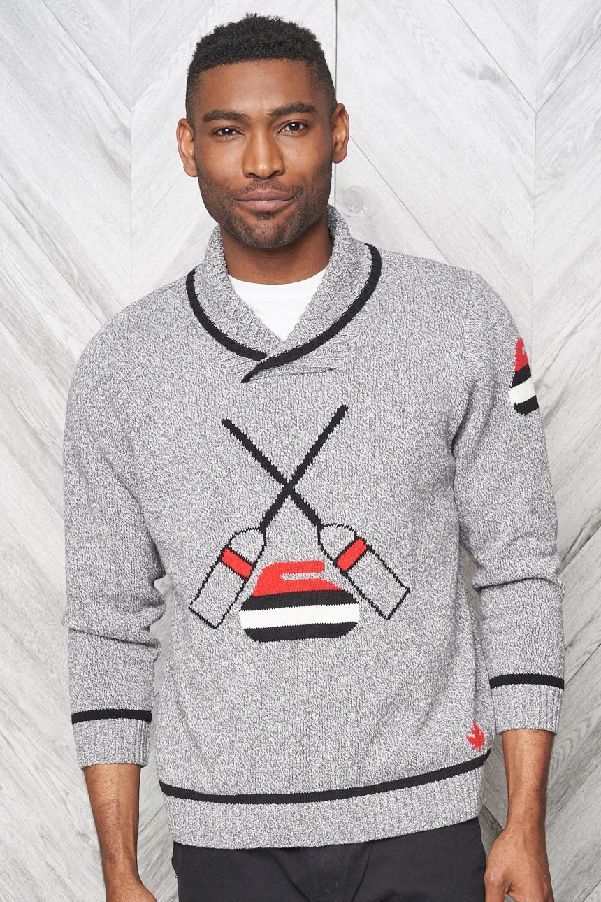 Canadiana Eco Cotton "Curling" Pullover Sweater for men