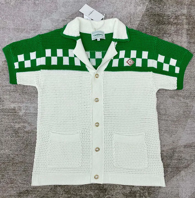 CASABLANCA - Knitted Crochet Shirt