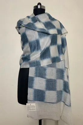 Cashmere Web Ikat Dyed Stole