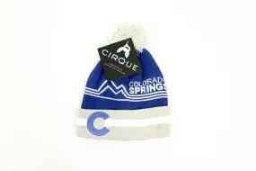 Cirque Mountain Colorado Springs Airforce Youth Mountain Lines Beanie