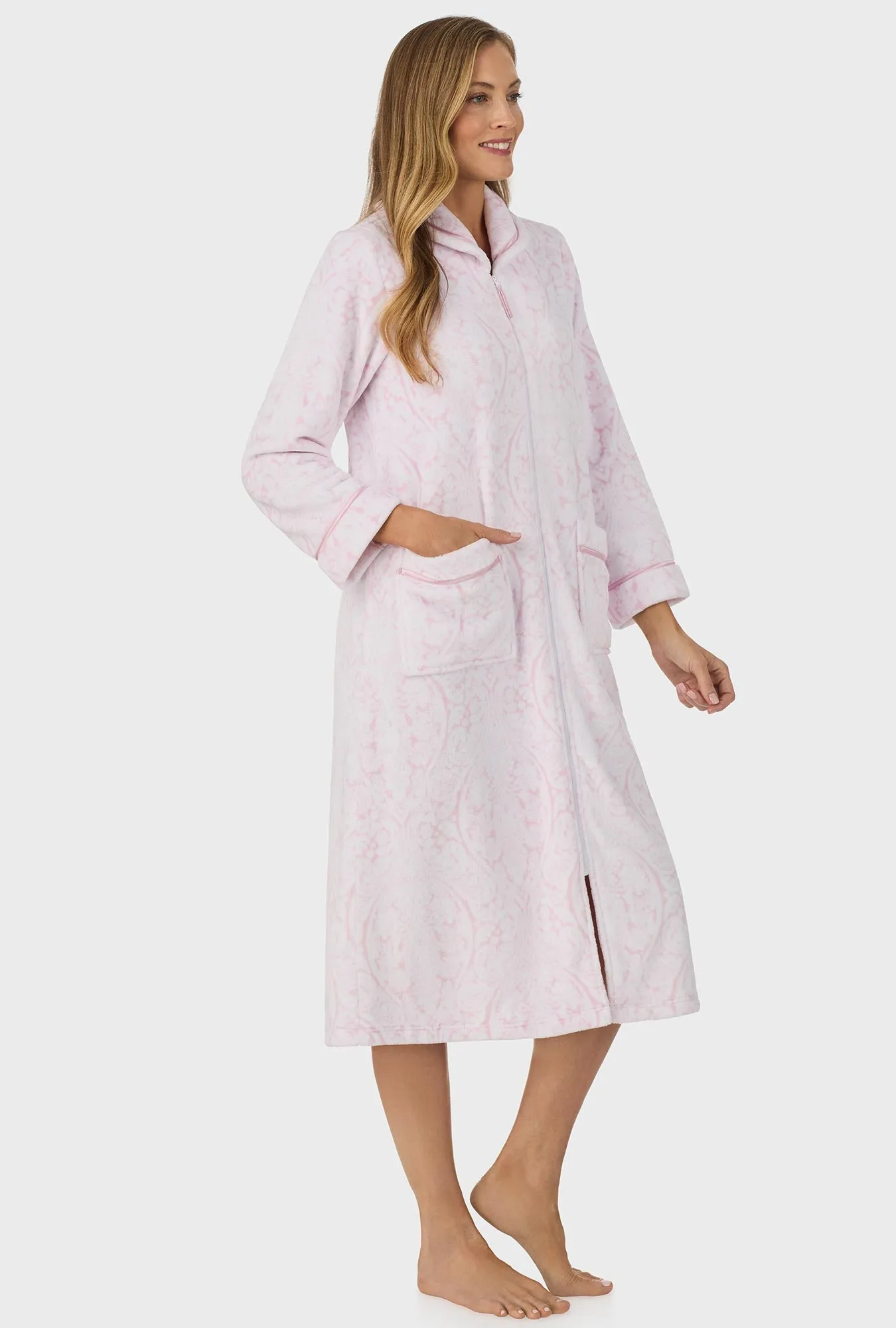 Fairytale Damask Zipper Robe