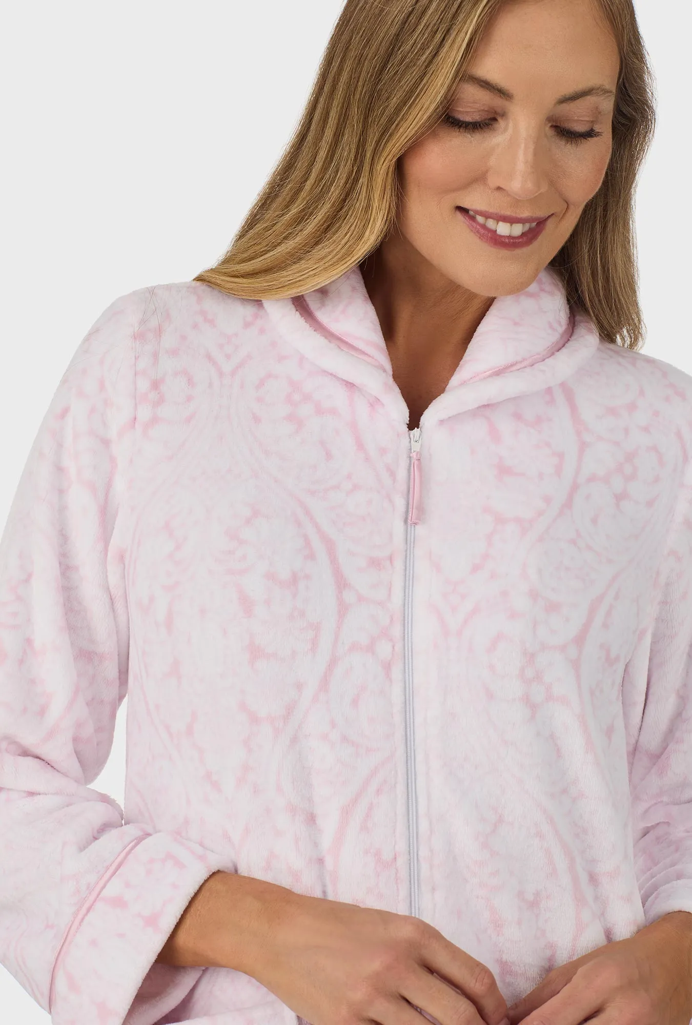 Fairytale Damask Zipper Robe