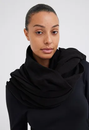 Gauze Silk Cashmere Shawl - Black