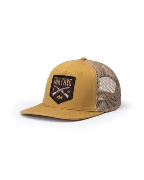 Five-Panel Wheat Gun Patch Hat by Two Dove Outdoors