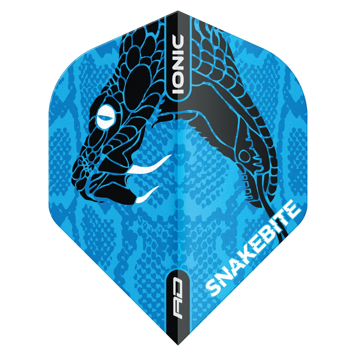 Hardcore Ionic Snakebite Blue Head Standard Dart Flights by Red Dragon