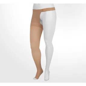 Juzo Soft Thigh High 20-30 mmHg w/ Hip Attachment, Open Toe