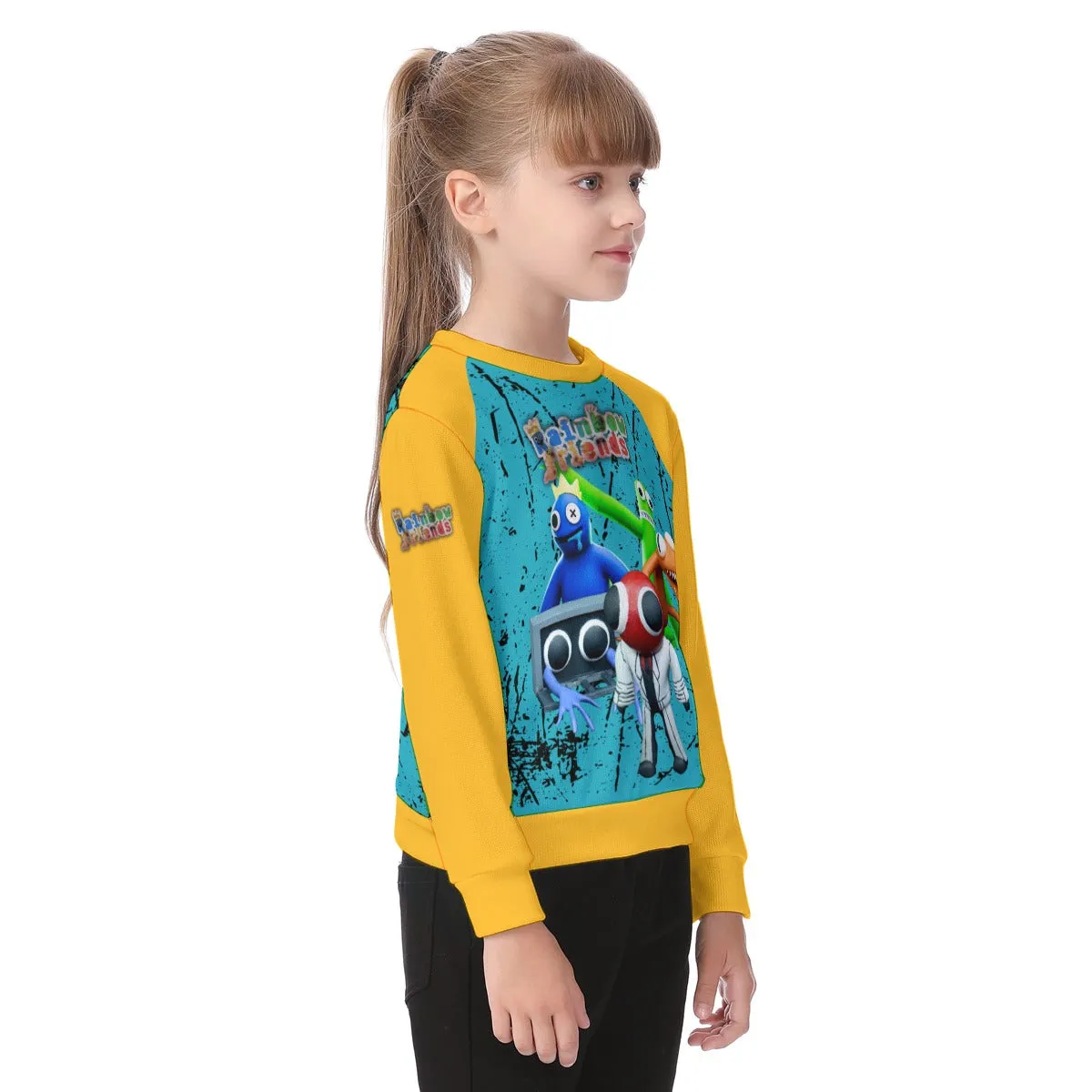 Kids Rainbow Friends Thick Sweater