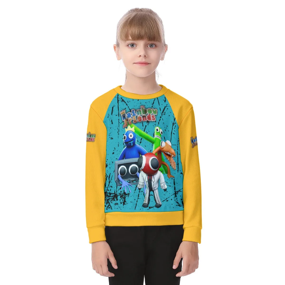 Kids Rainbow Friends Thick Sweater