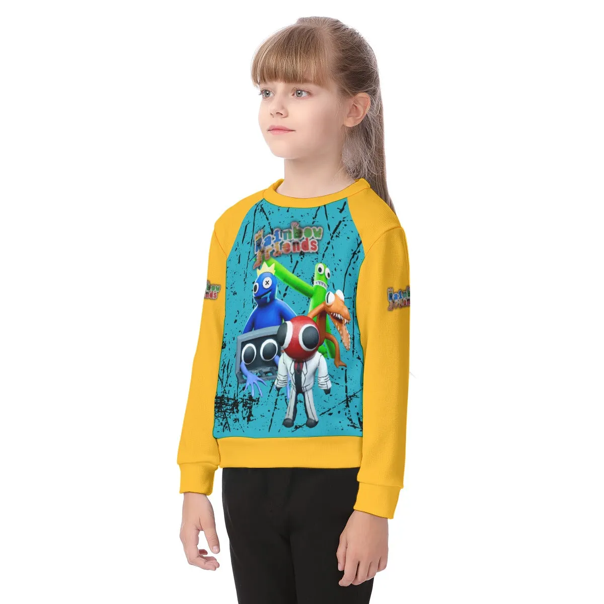 Kids Rainbow Friends Thick Sweater