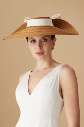 Lady Grey Natural Wide Brim Hat