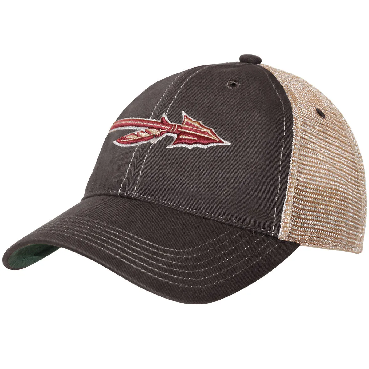 Legacy Florida State Spear Adjustable Relaxed Trucker - Black