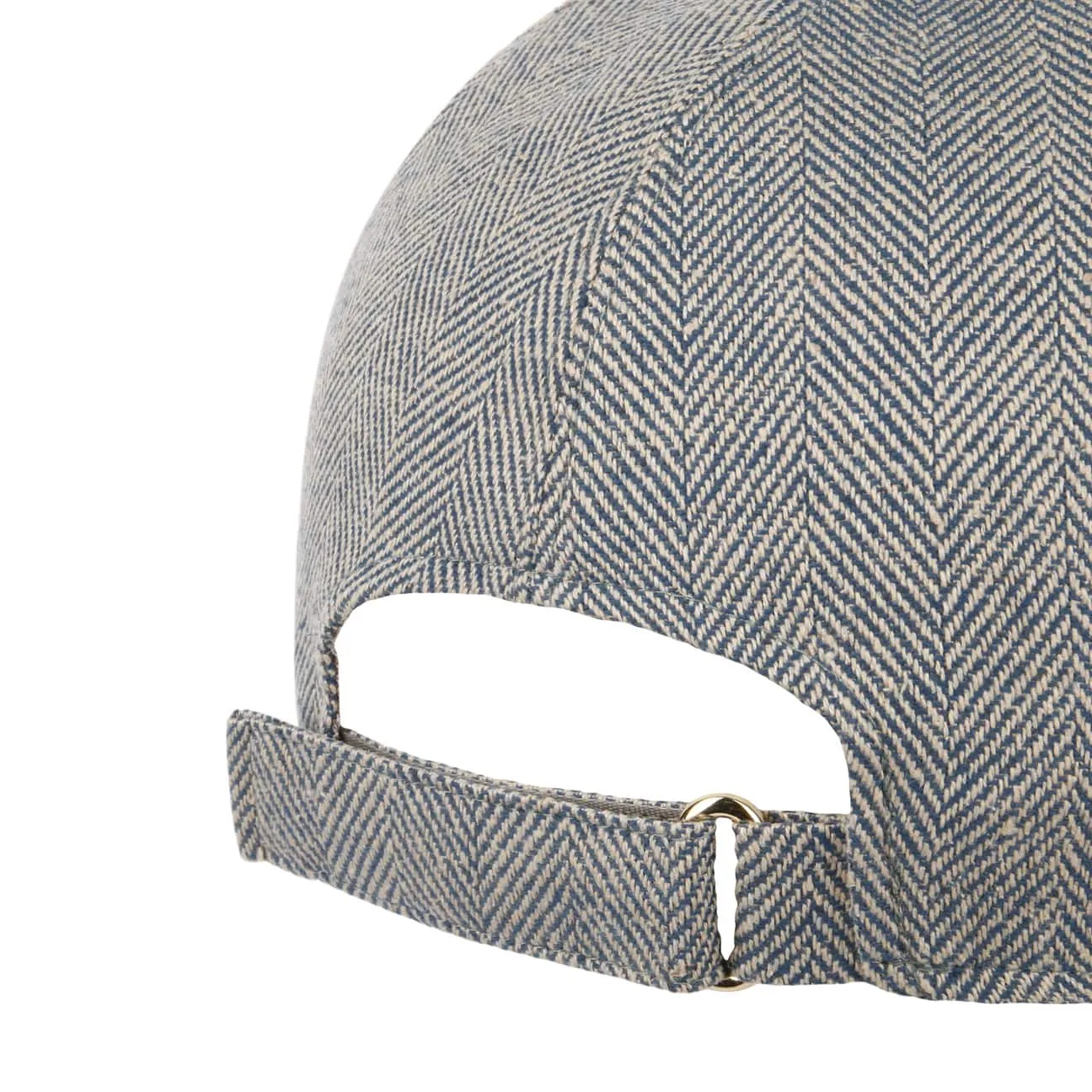 Light Herringbone Cap by Borsalino