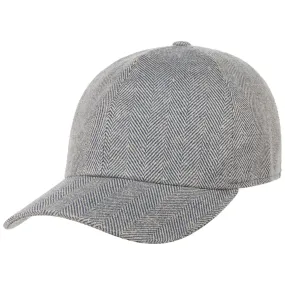 Light Herringbone Cap by Borsalino