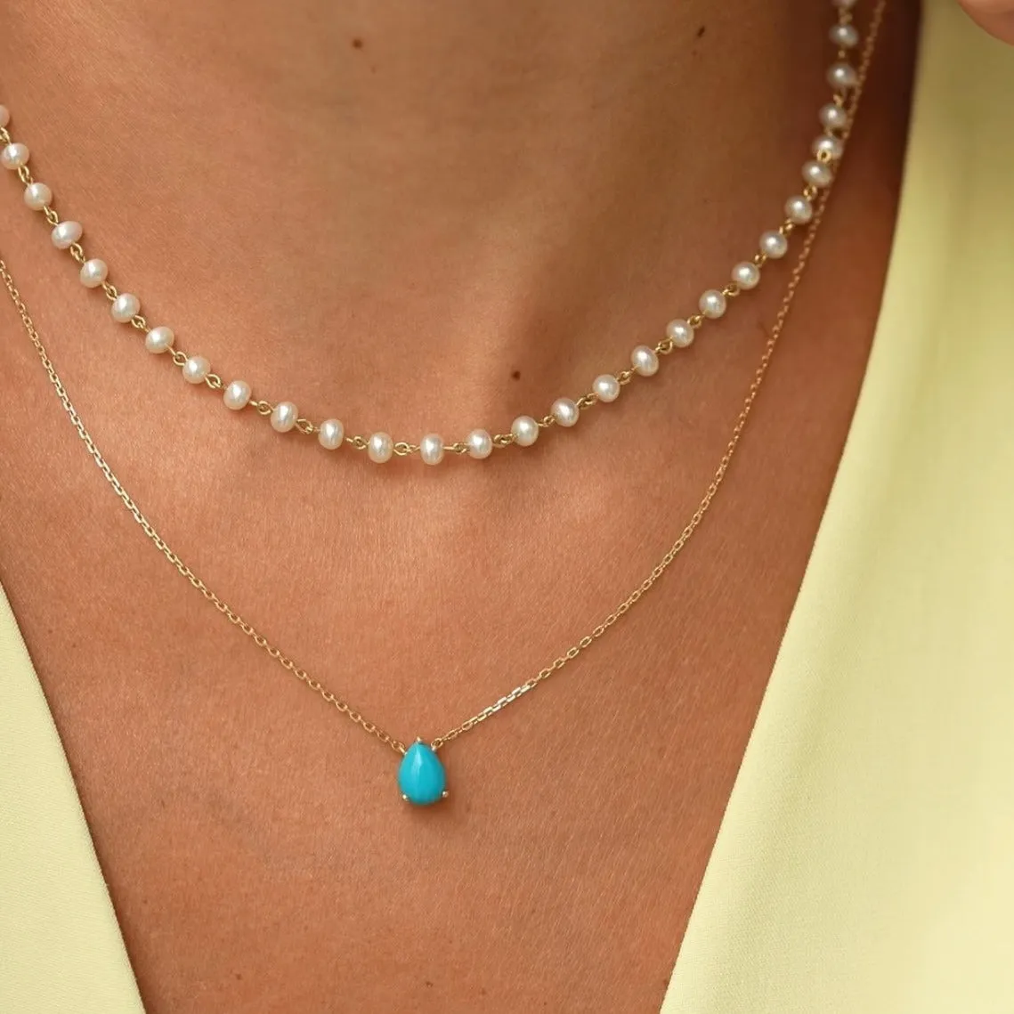 Maldives Turquoise Necklace