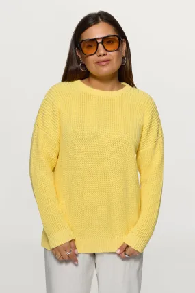 Marianne Knitted Jumper Lemon