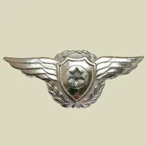 Metal Pilot Wings Insignia