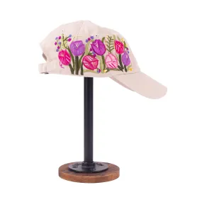 MK211596 - Embroidered Baseball Cap - Tulips