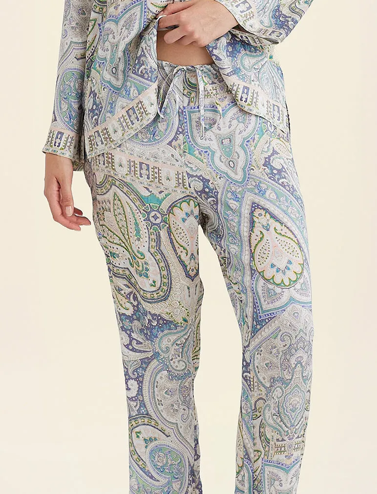 Nahla Printed Silk PJ