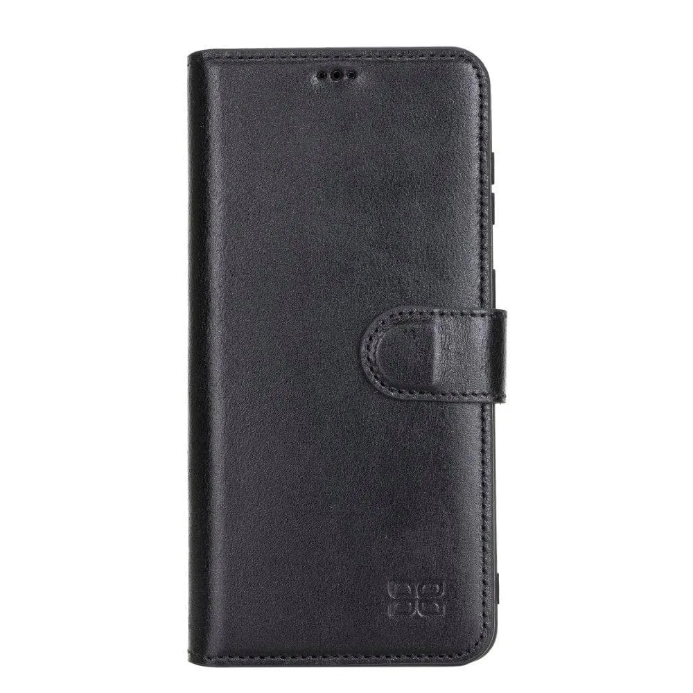 Non-Detachable Leather Wallet Cases for Samsung Galaxy S21 Series