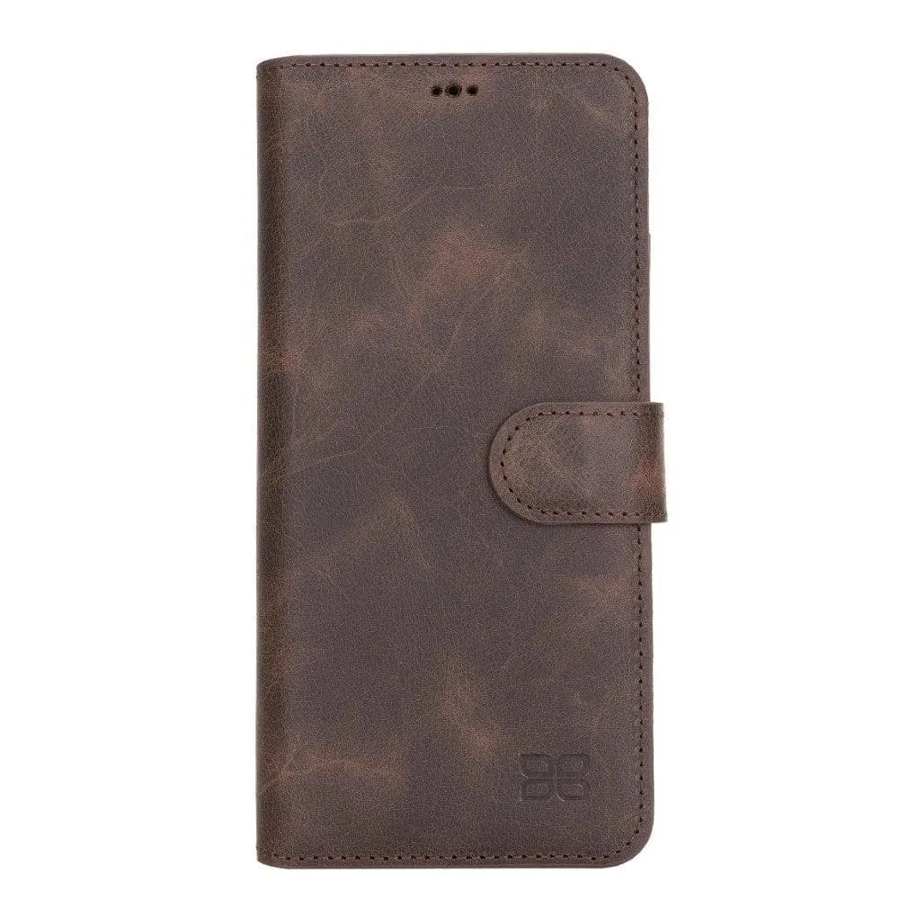 Non-Detachable Leather Wallet Cases for Samsung Galaxy S21 Series